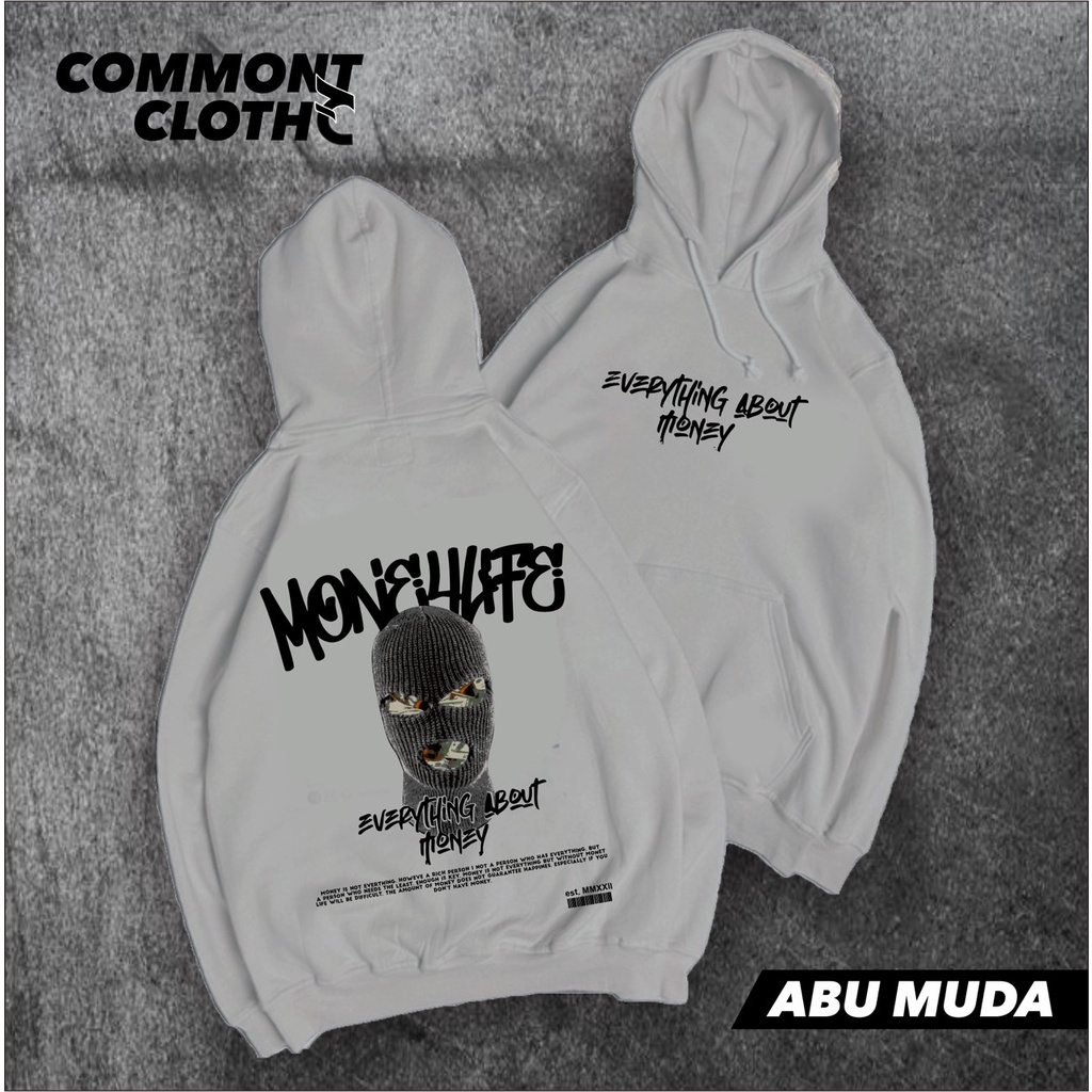 PROMO Hoodie Distro pria Commont Cloth money - Hoodie Jumper Pria Pleace Tebal Catoon Premium Redy ALL Size