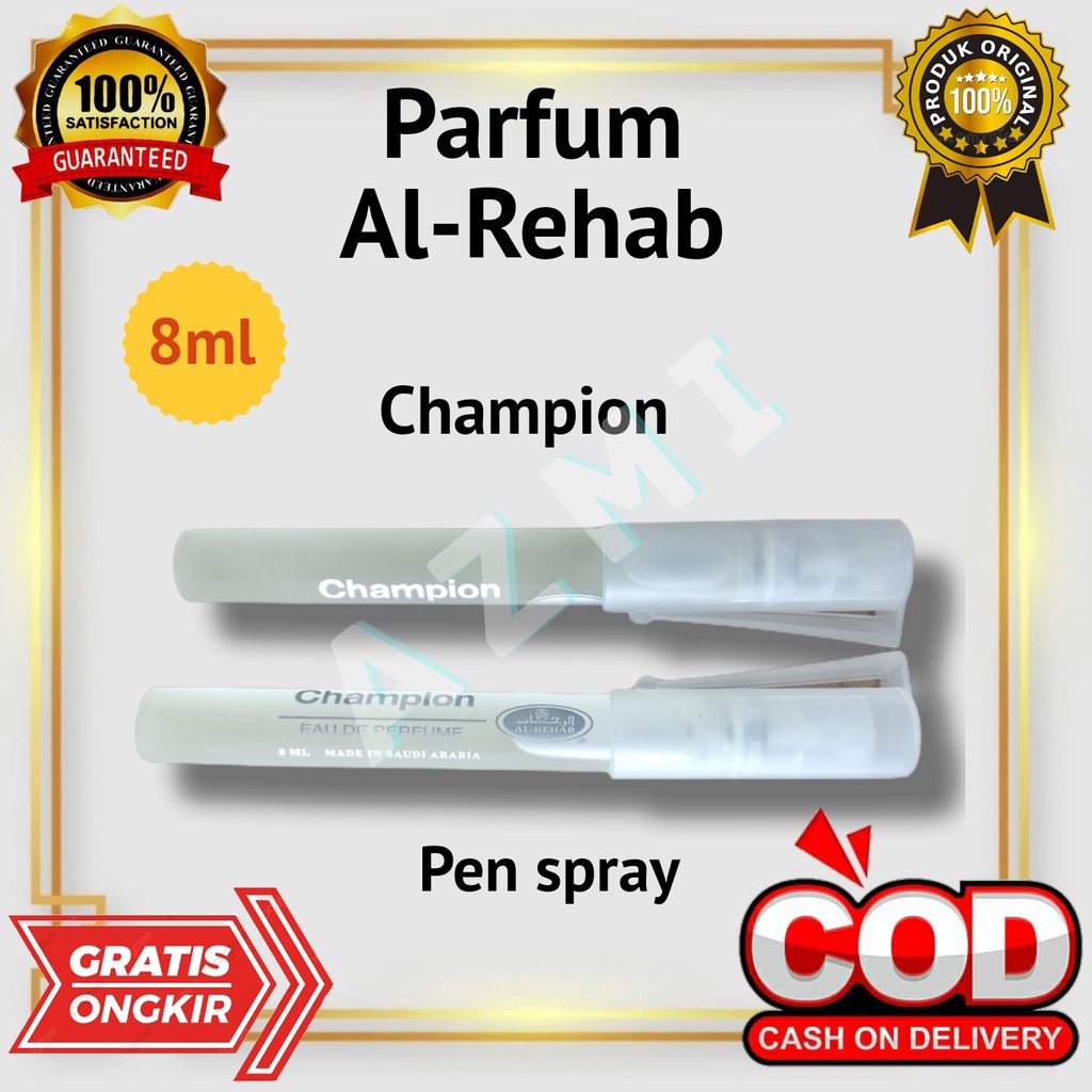 DISKON Termurah Parfum AL Rehab AlRehab PEN Spray 8ML , Al Rehab Original Asli Arab Saudi !!!