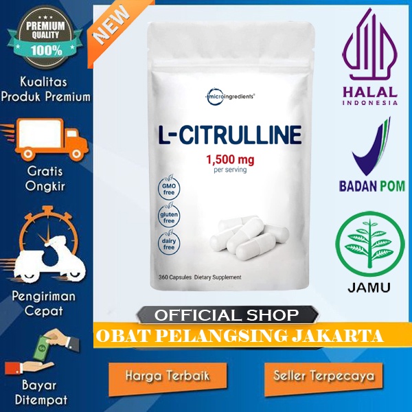 BISA COD | Microingredients L-Citrulline 1500 mg 360 Kapsul Suplemen Kesehatan Jantung dan Memperkua