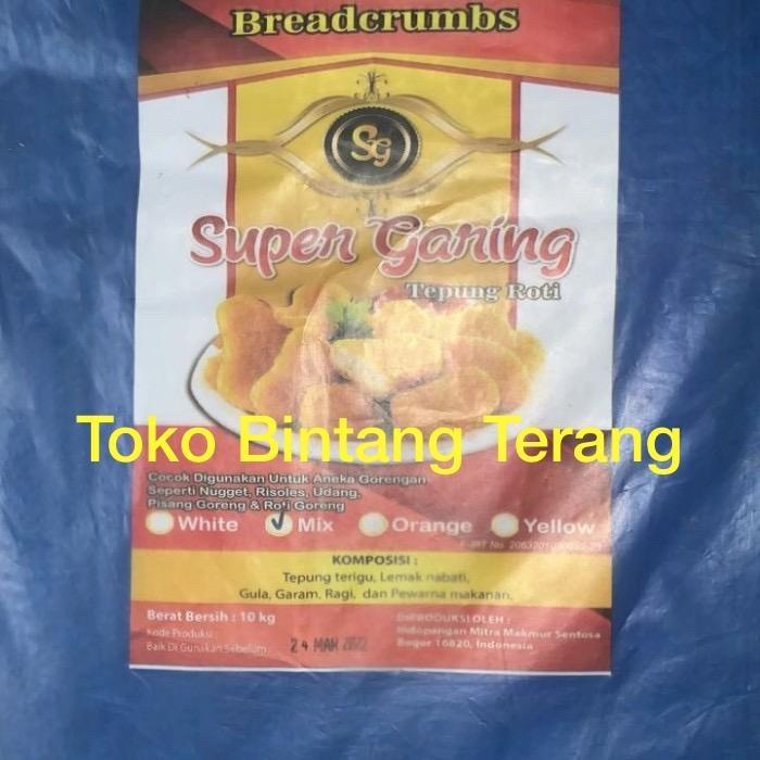 

Best Seller Tepung Roti Panir Panko Mix Breadcrumbs Super Garing 1 Bal Ball 10 Kg