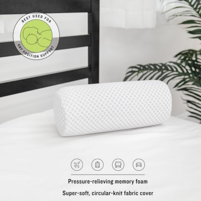 Bantal Leher [ORIGINAL] Vablo Neck Roll Premium Pillow Bantal Leher Memory Foam(N4Q4) Bantal Leher T