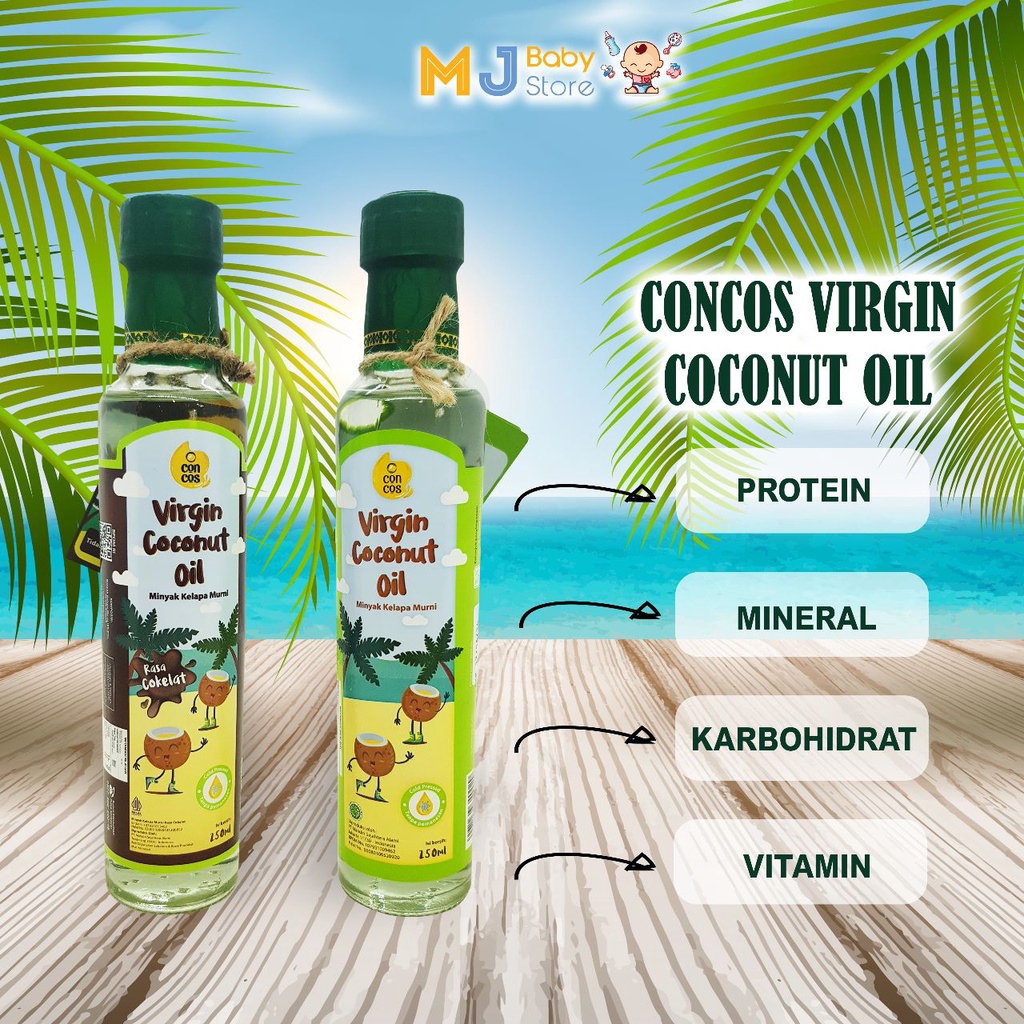 

TERMURAH!! CONCOS VCO Virgin Coconut Oil Untuk Anak dan Bayi / Minyak Kelapa Asli / Minyak Kelapa Murni