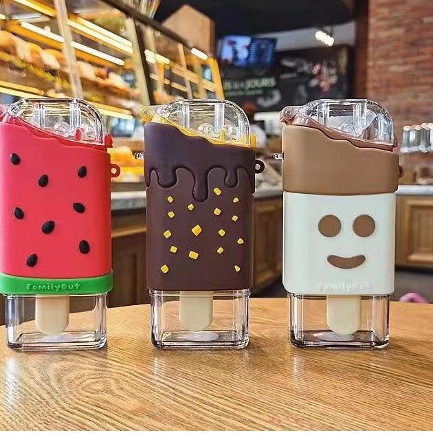 ❀ BOTOL MINUM ANAK ICE CREAM 300ML ES KRIM ☏