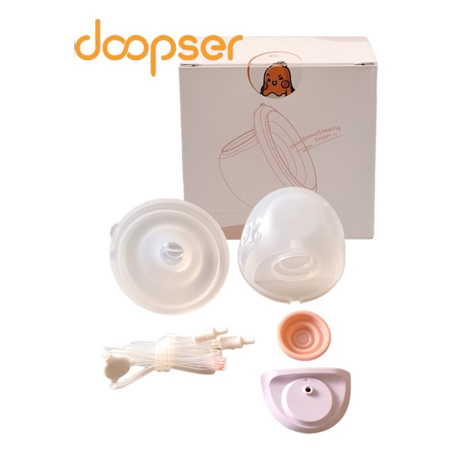 Doopser Wearable Handsfree Breast Milk Silicone Collection Cup Set mbs