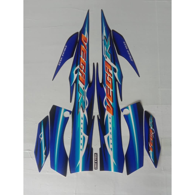 STIKER STICKER LIS STRIPING YAMAHA VEGA R NEW 2007 Stiker Motor Vega R 2007