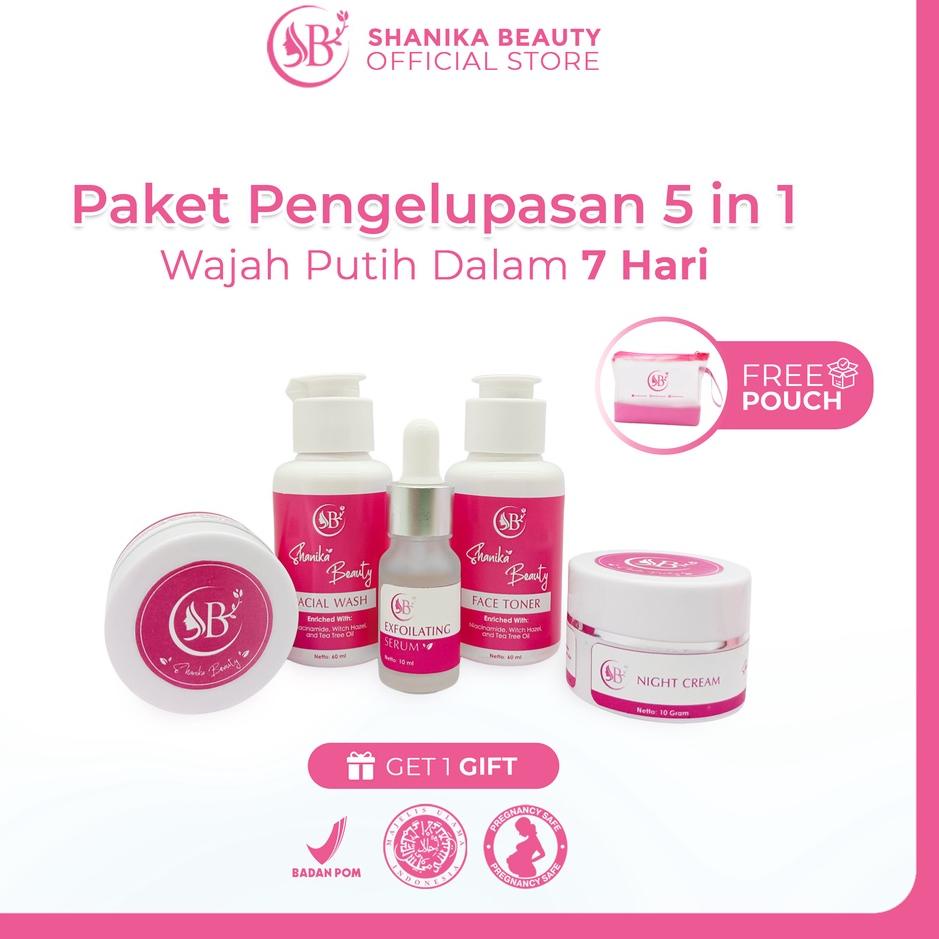 ➾ Shanika Beauty Paket Pengelupasan 100% Original / Cream  / Cream  /  / Paket Pemutih Dalam 7 Hari 