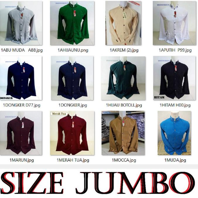 Discount Jasko Polos Hitam Putih Merah Hijau Biru Krem Abu /BAJU KOKO PRIA/BAJU KOKO DEWASA/BAJU KOK