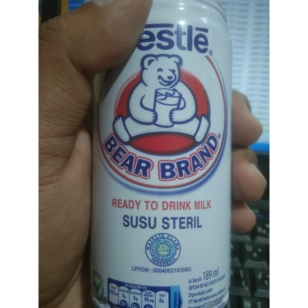 

Susu Steril Bear Brand 189ml