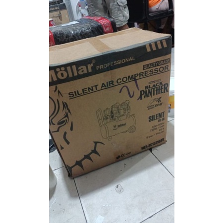 mollar AC1525BP kompresor AC 1525 BPR 25liter 1HP oiless AC1525 BP R