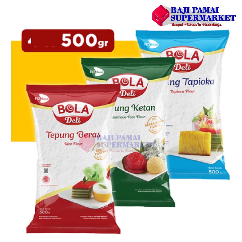 

Bola Deli Tepung ukuran 500gr