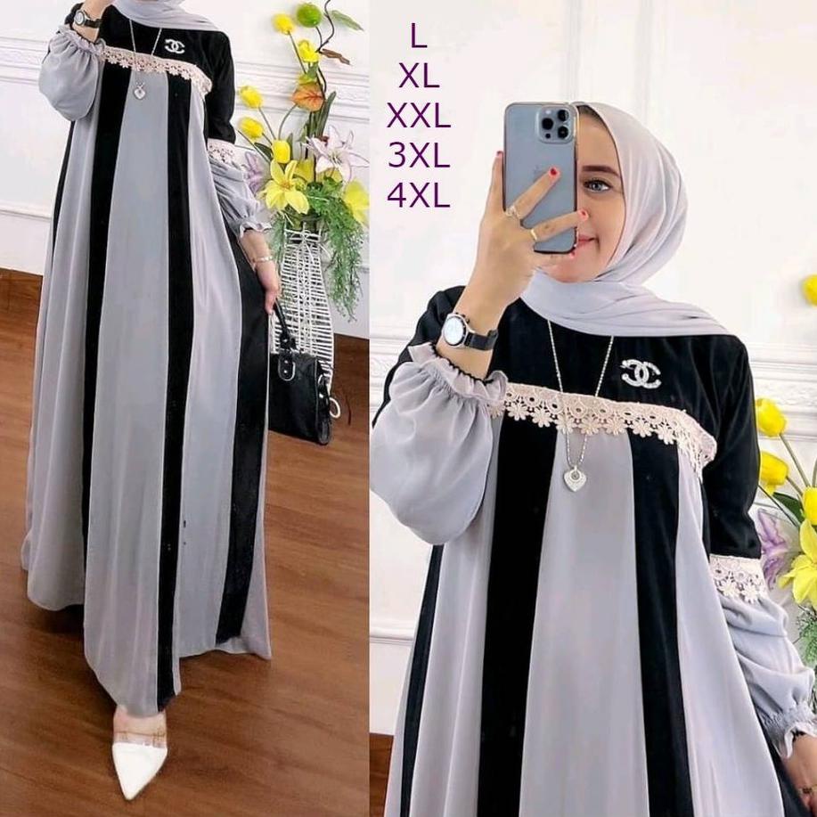 ➺ Gamis Jumbo Terbaru Kekinian LD 100 - 140 ✾