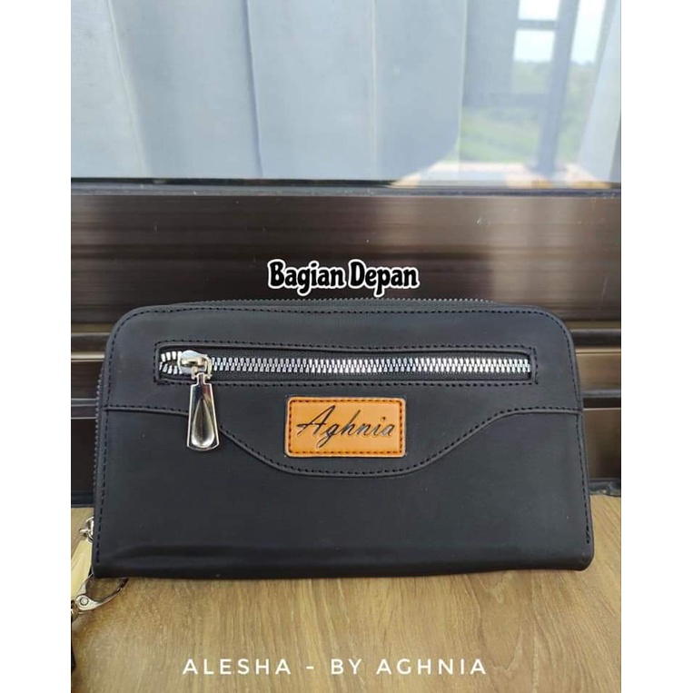 DOMPET ALESHA AGHNIA / DOMPET AGHNIA / DOMPET WANITA / DOMPET KEKINIAN / ANTI AIR / DOMPET ALESHA