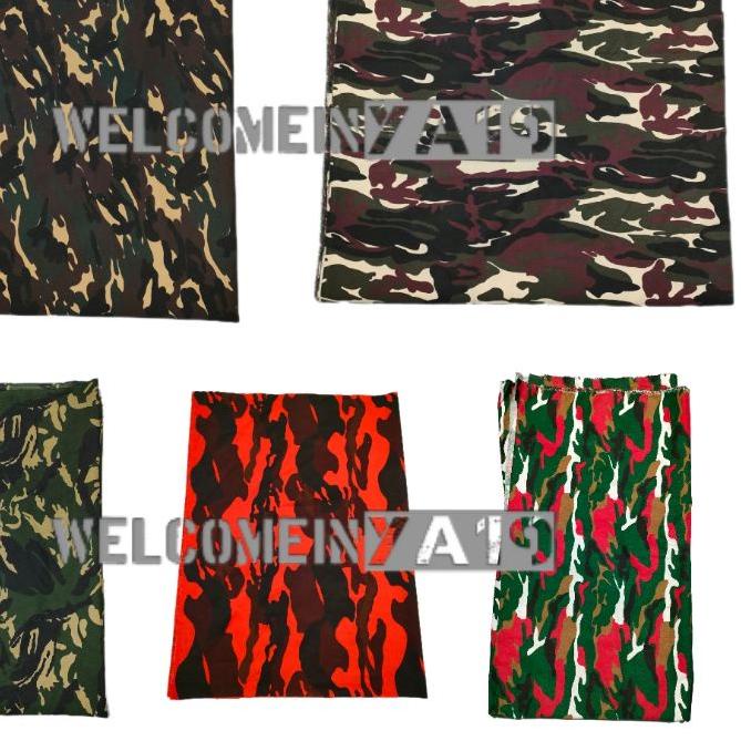 ✤ Bahan Kain Loreng BANSER / FKPPI / PEMUDA PANCA MARGA / PEMUDA PANCASILA / LASKAR MERAH PUTIH (met