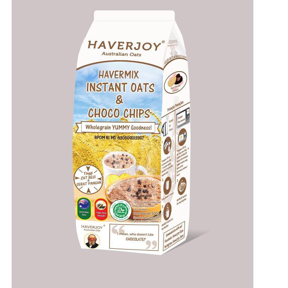 

Harga PromoFf4F9 AD Haverjoy havermix instant oats & choco chips 500g