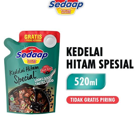 

HOT Product SEDAAP Kecap Manis Kedelai Hitam Spesial Pouch 520ML murah