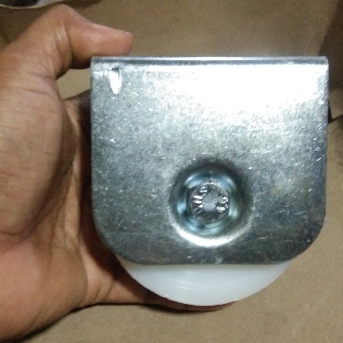 Terlaris Roda Pintu Pagar Dobel Bearing Nilon 10Cm