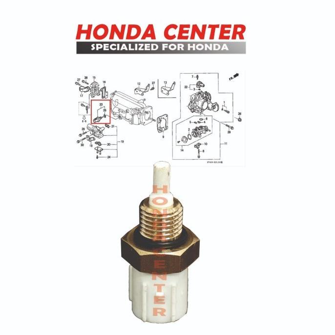 SENSOR IAT SWITCH IAT SENSOR TEMPERATUR ODYSSEY RA6 2001 2002 2003 F23