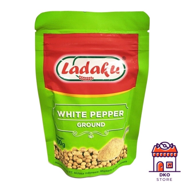 

LADAKU Merica Bubuk - 100 gram - White Pepper 100% Lada Asli