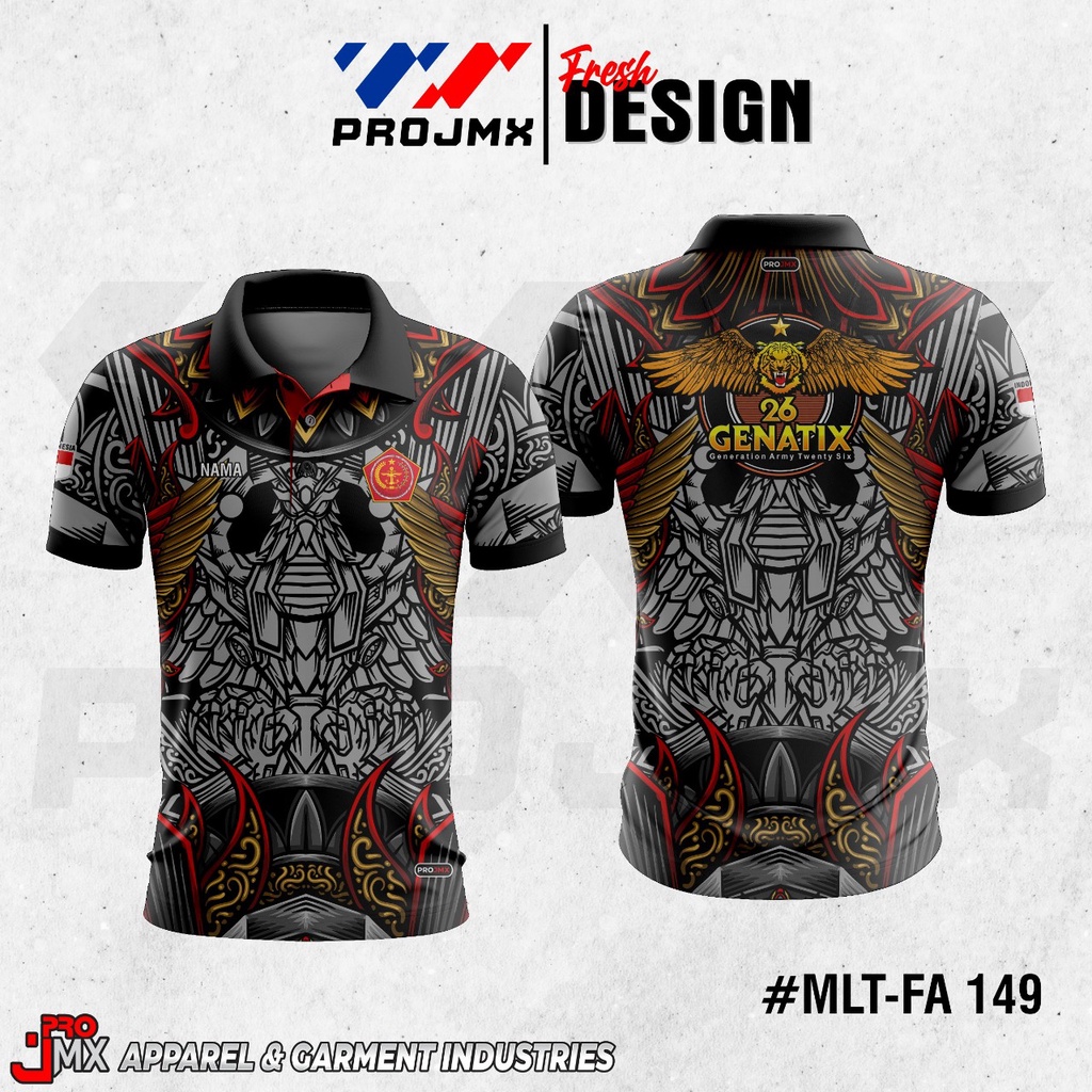 JERSEY LETTING GENATIX TNI AD / PROJMX / BINTARA PK 26