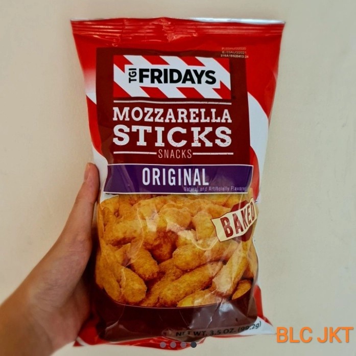

TGIF FRIDAYS SNACK'S ORIGINAL 99gram MOZARELLA STICKS MADE IN USA