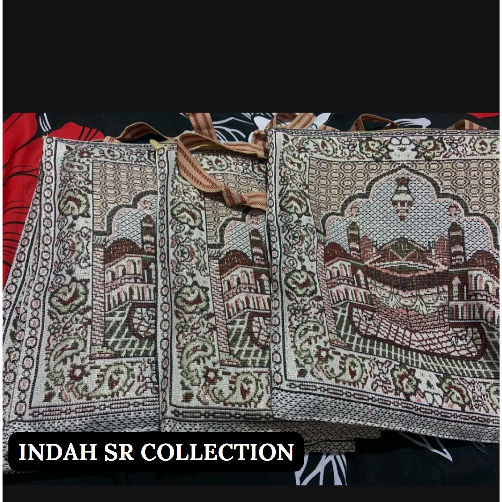 Sajadah Tas / Sajadah Souvenir umroh / Sajadah Travel