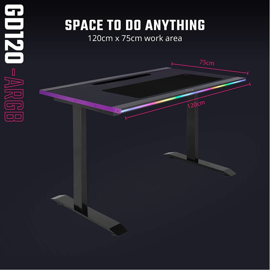 Cooler Master GD120 ARGB Gaming Desk / Meja Komputer