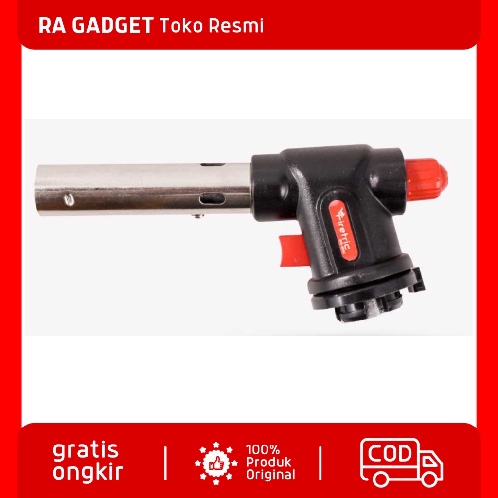 Firetric Kepala Gas Butane Multi Purpose Torch 1300 Celcius / Alat Las Tabung Bakar Pembakar Peleleh