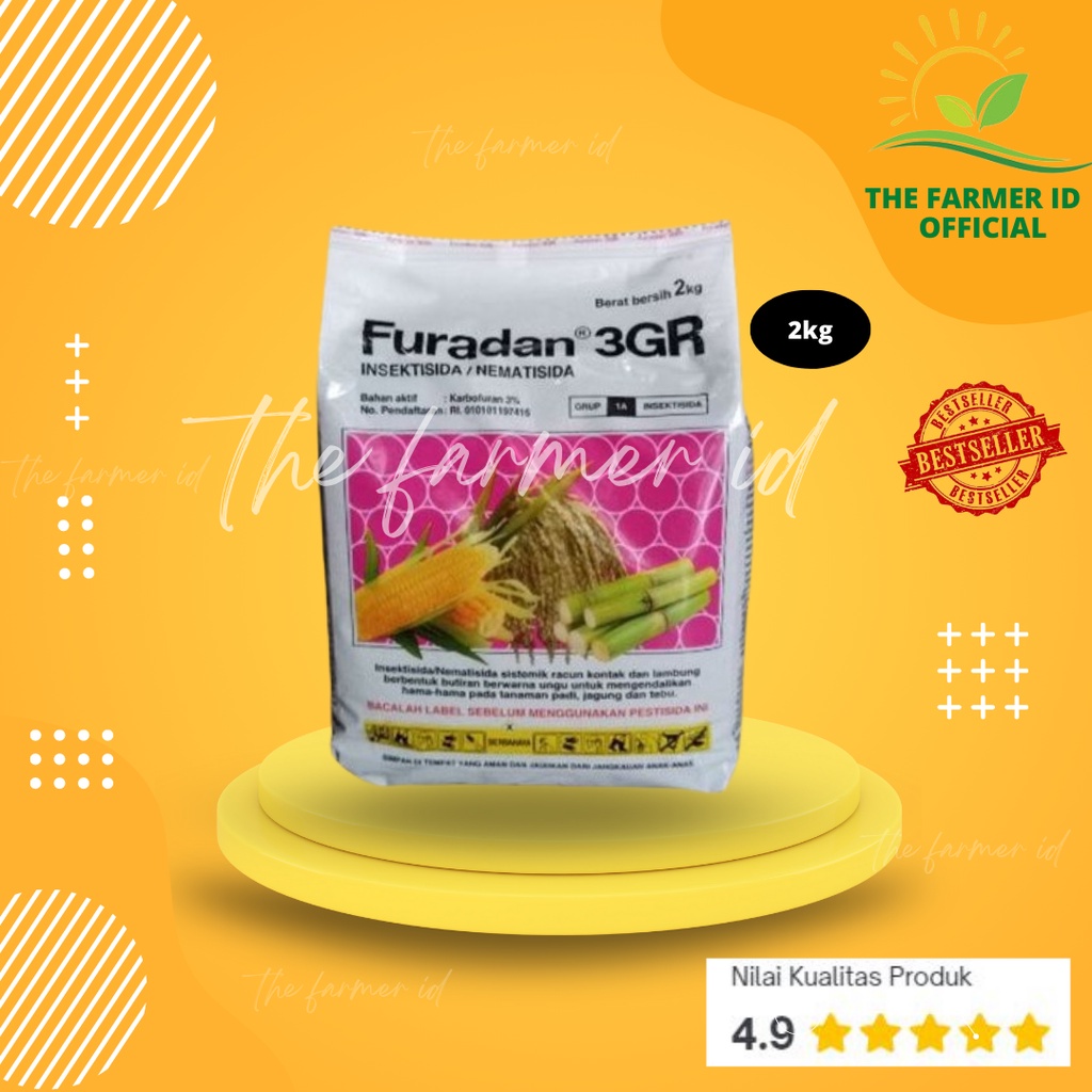 Furadan 3GR 2kg Akarisida/ Nematisida / Insektisida Sistemik