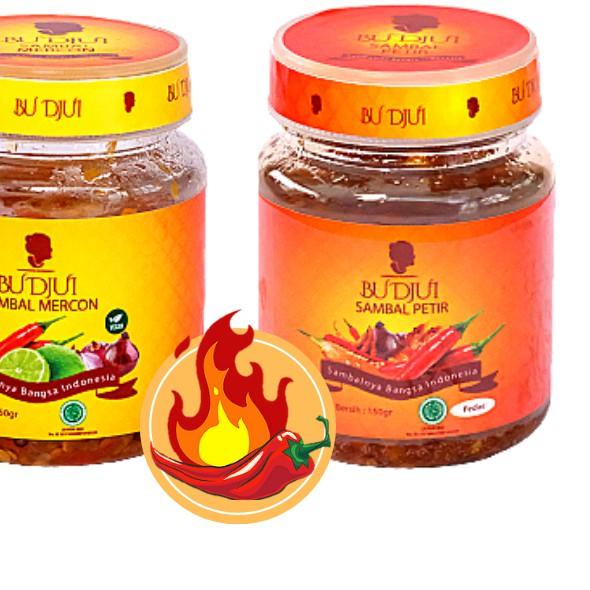 

☻ SAMBAL BU DJUI Paket Hemat Pedas Gila Mercon + Petir ™