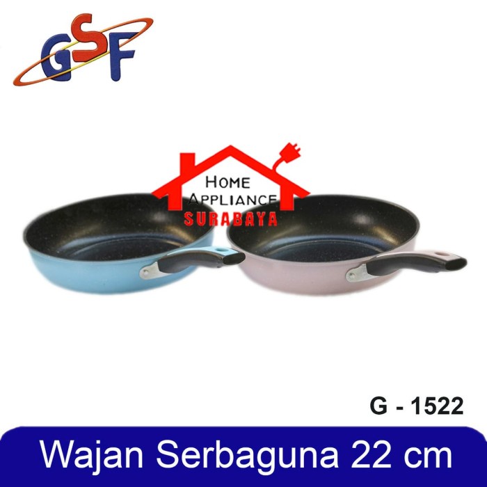 Terlaris Panci Frypan Teflon 22 Cm - Fry Pan 22Cm Anti Lengket Gsf G 1522