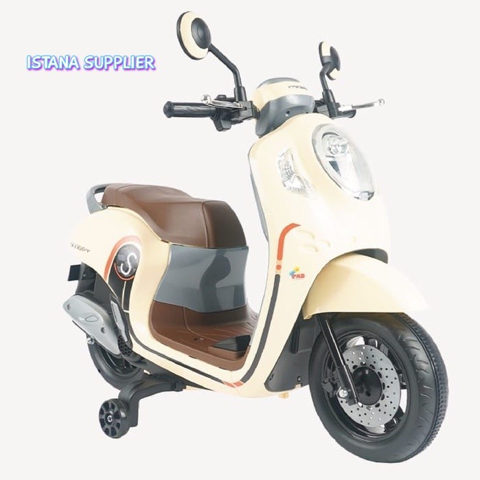MAINAN MOTOR AKI HONDA SCOOPY MINI ANAK LAKI PEREMPUAN KEREN UNIK BARU TERLARIS