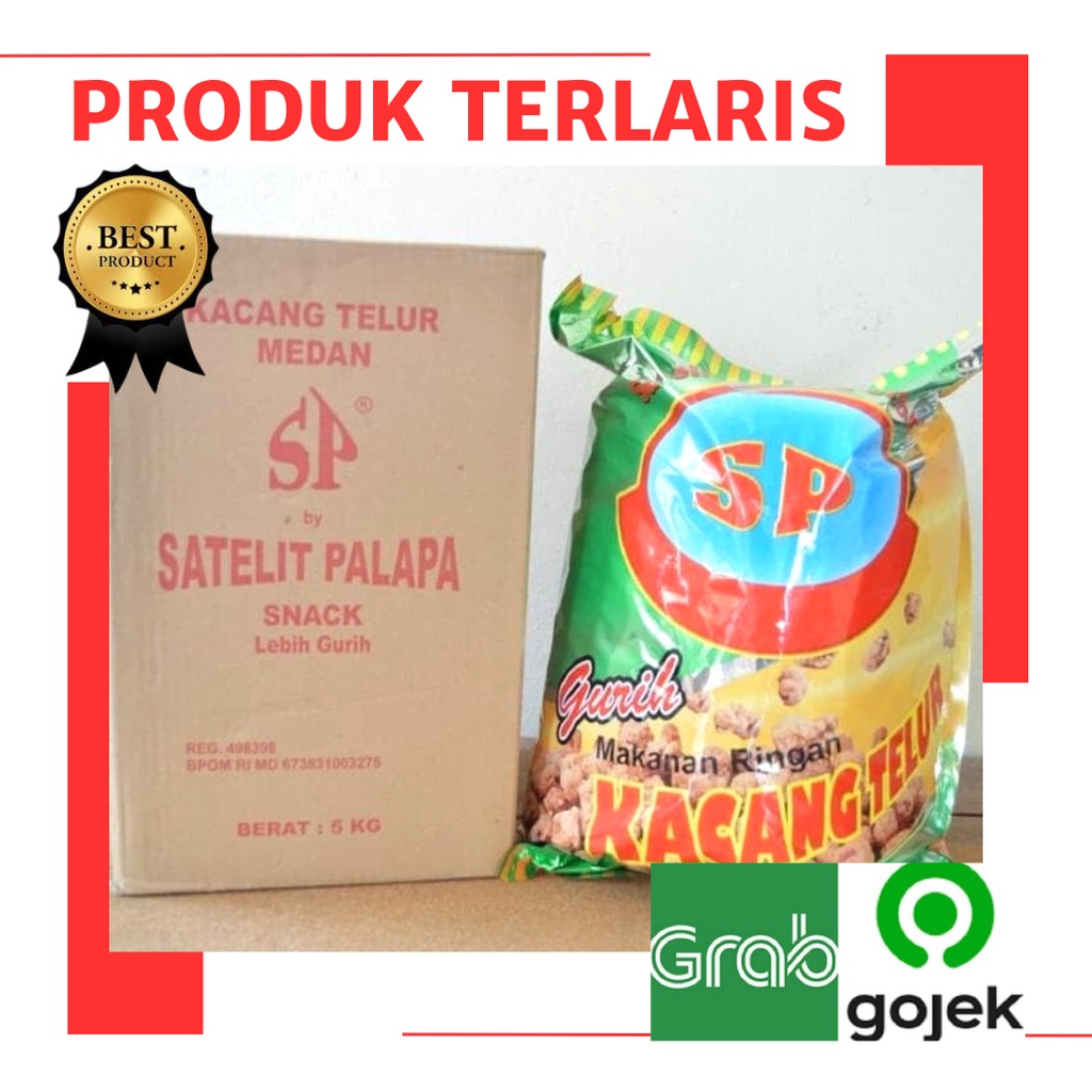 

Kacang telur medan satelit palapa 1 dus berat 5KG