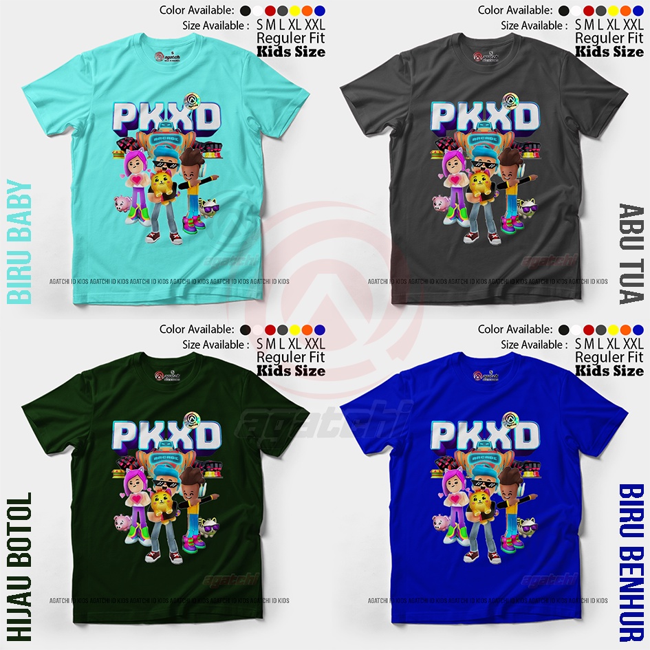 Baju Kaos Anak Laki - Laki Dan Anak Perempuan Agatchi Motif Game PKXD