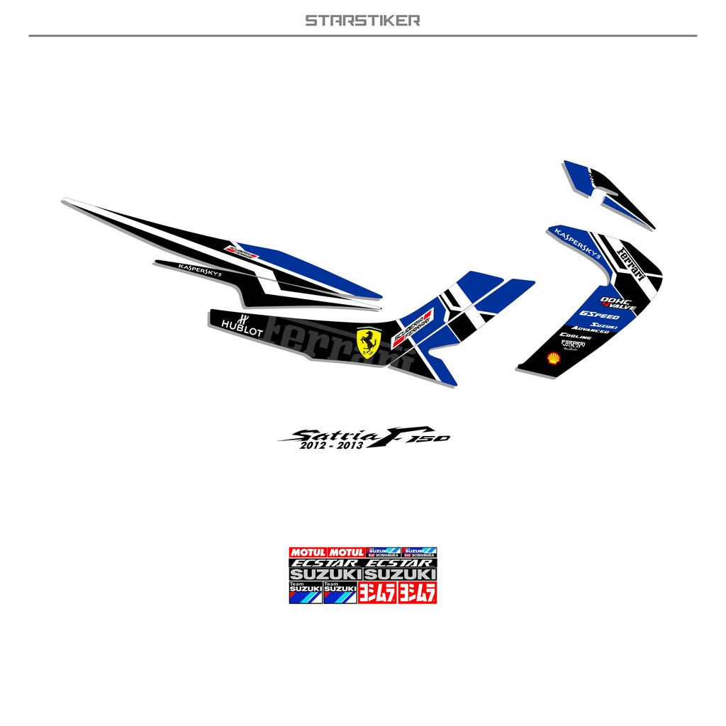 (S) FSK3 / STRIPING SATRIA FU BARONG / FERRARI / R 150 / RAIDER 150 / 2012 / 2013 / SATRIA F 150 / S