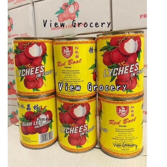 

Promo Menarik Leci kaleng Red Boat Brand Lychees in syrup - buah leci dalam sirup