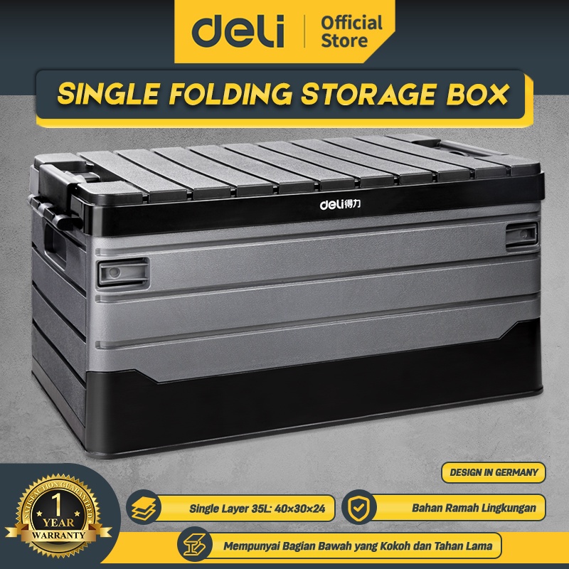 Deli Single Folding Storage Box / Kotak Penyimpanan Perkakas Multifungsi DL8841XX
