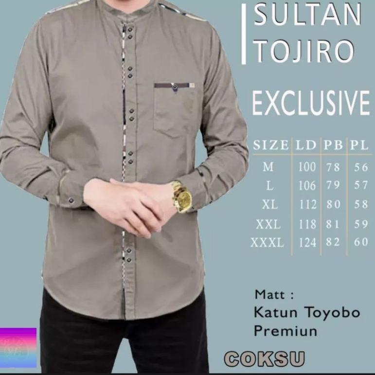 UFC - SULTAN TOJIRO Baju Koko Pria TERBARU 2 Lengan Panjang SULTAN TOJIRO, terbaik dan termurah97 ST