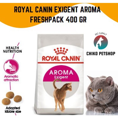 Royal Canin EXIGENT AROMA Makanan Kucing 400 gr Freshpack