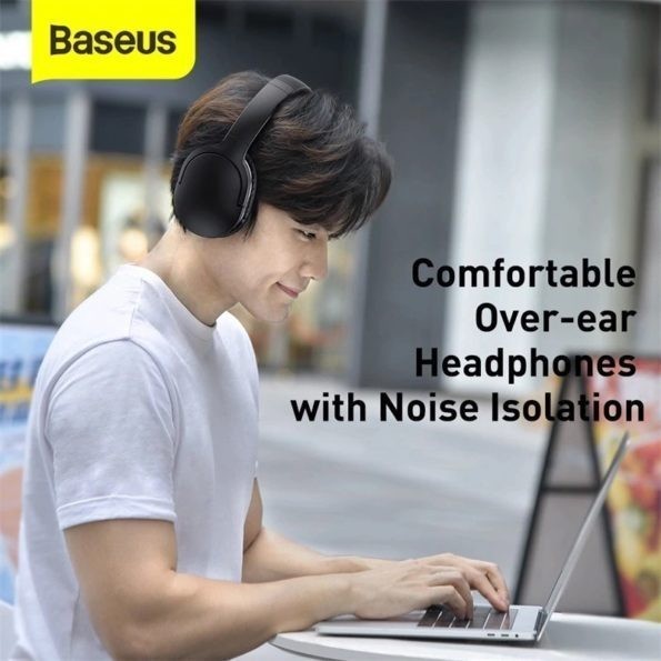{Free Stiker} Baseus D02 Pro Wireless Headphone Bluetooth Earphone Gaming