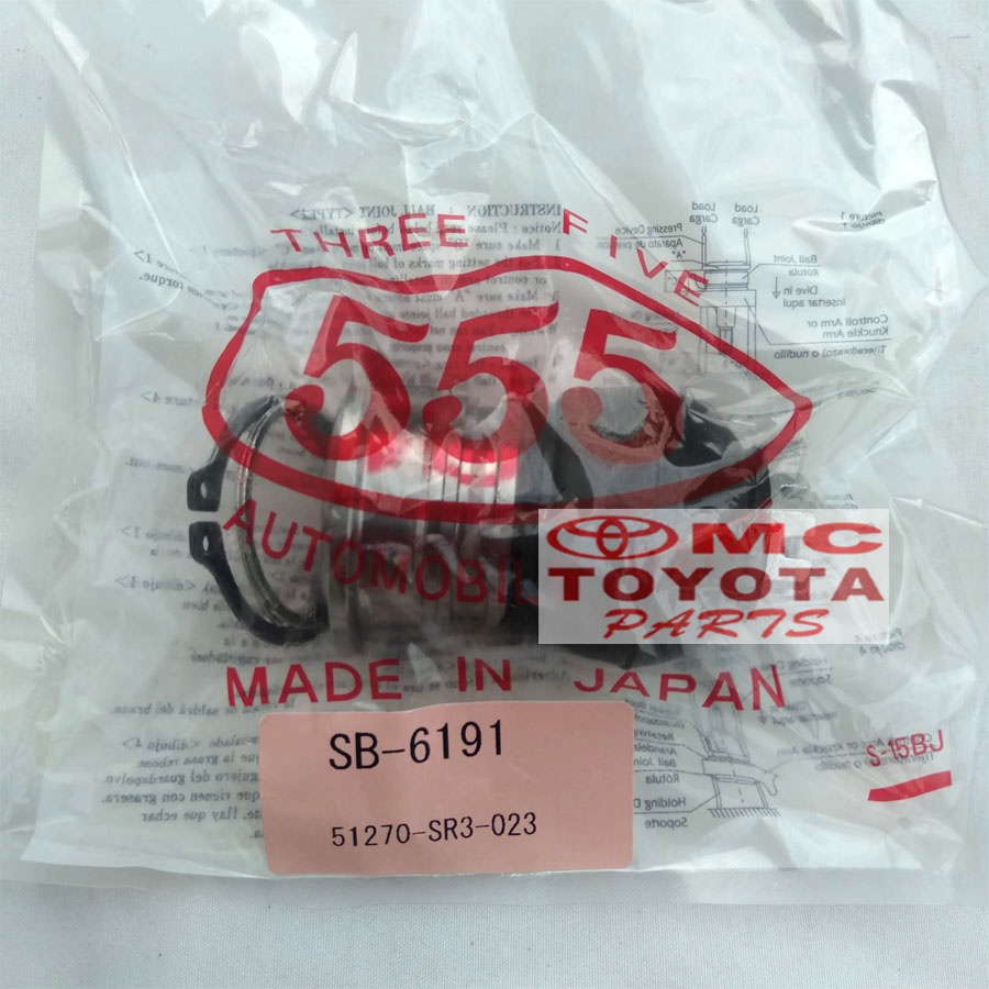 Ball Joint Atas Honda Civic Genio Ferio Crv Gen 1 555 SB-6191