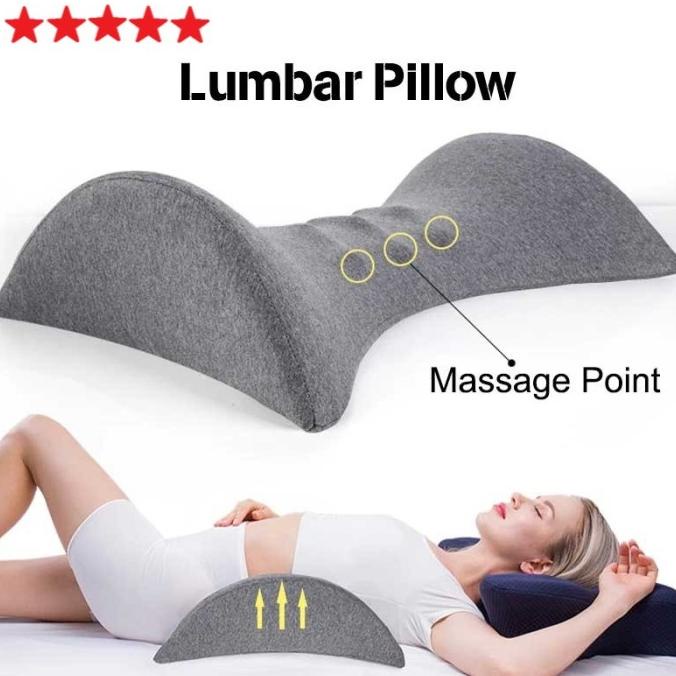 Pinggang Bantal Lumbar Pad Ortopedi Rasa Sakit Kelelahan Meringankan