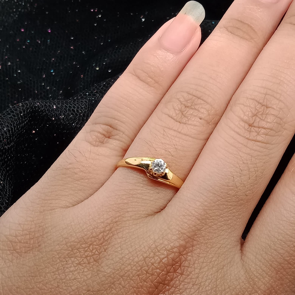 Cincin Emas 17k - 1.3 Gr Kadar 750 - 4362