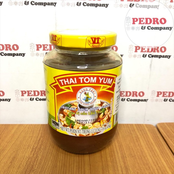 

Nang fah thai tom yum instant sour soup paste 454 gram - thai tomyam