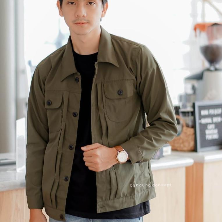 ♩ MVP - Rex Jaket - Jaket Semi Parka Pria ❃