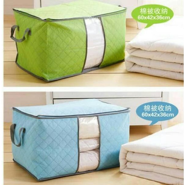 STORAGE BAG PETAK STORAGE BOX LAUNDRY BAG KERANJANG BAJU KAIN .