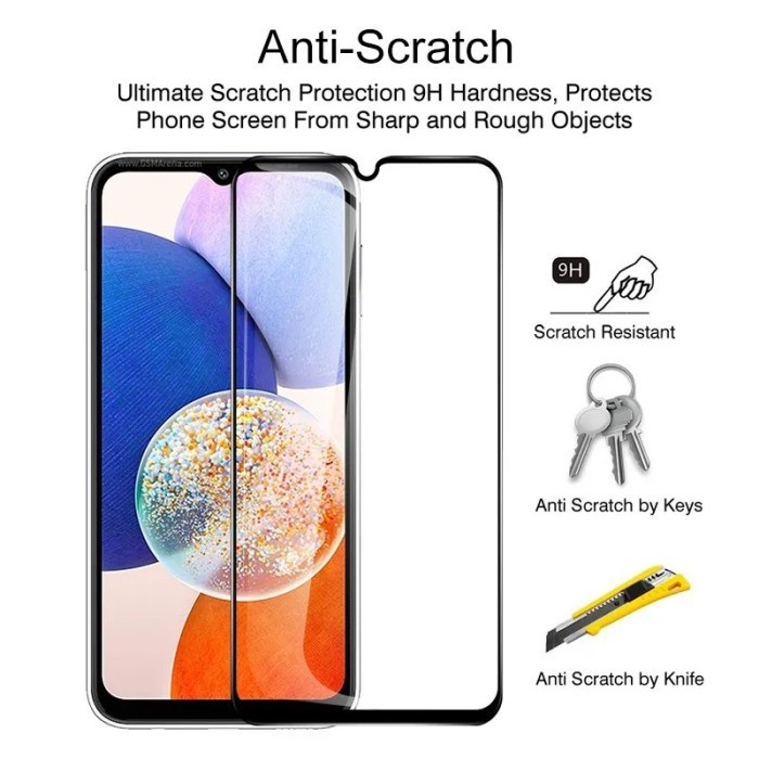 SAMSUNG A14 5G / A14 LTE / A13 / A12 / A11 ANTI GORES TEMPER GLASS FULL COVER SCREEN GUARD PROTECTOR SCREEN KACA