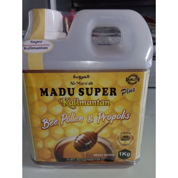 Madu Super Kalimantan / Bee Pollen &amp; Propolis / Madu Asli Kalimantan 1kg