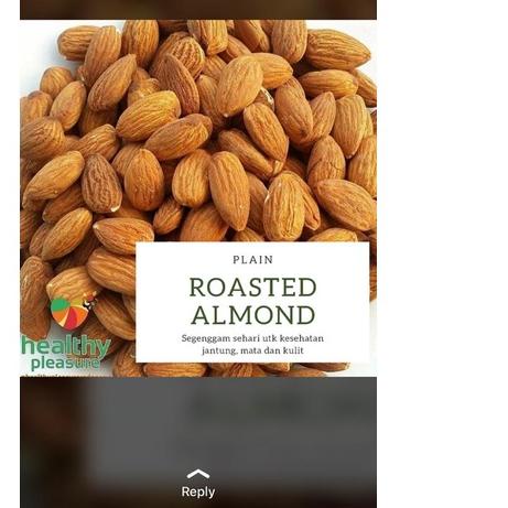 

♥ ROASTED ALMOND PLAIN 500G ➢