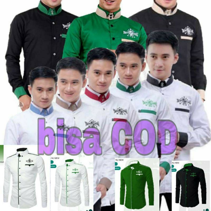 kemeja nu koko nu lengan panjang kemko nu
