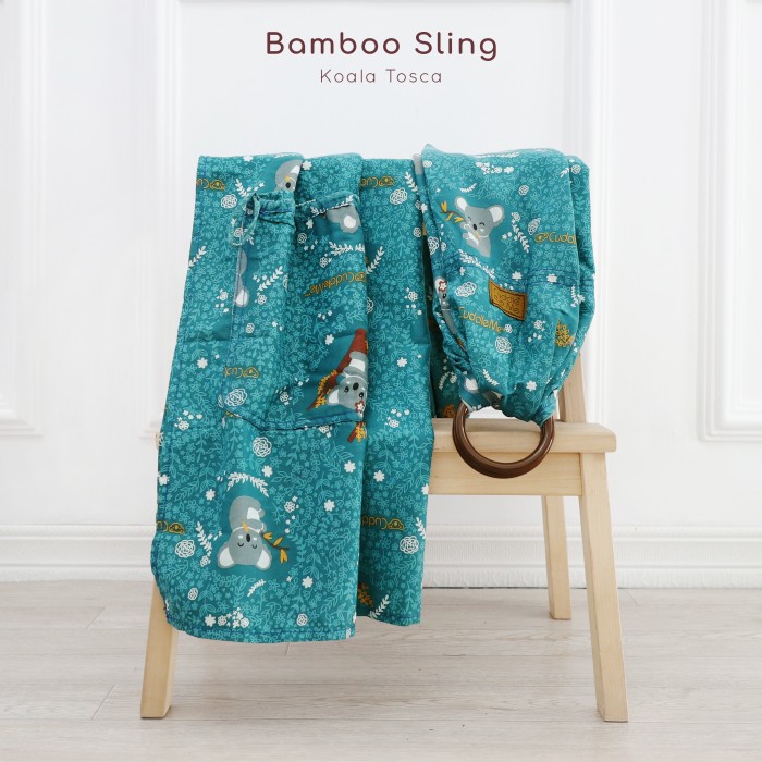 gendongan bayi  Cuddleme Ringsling Bamboo Gendongan Bayi Ringsling Bamboo Sling - Koala Tosca(I4D7) 